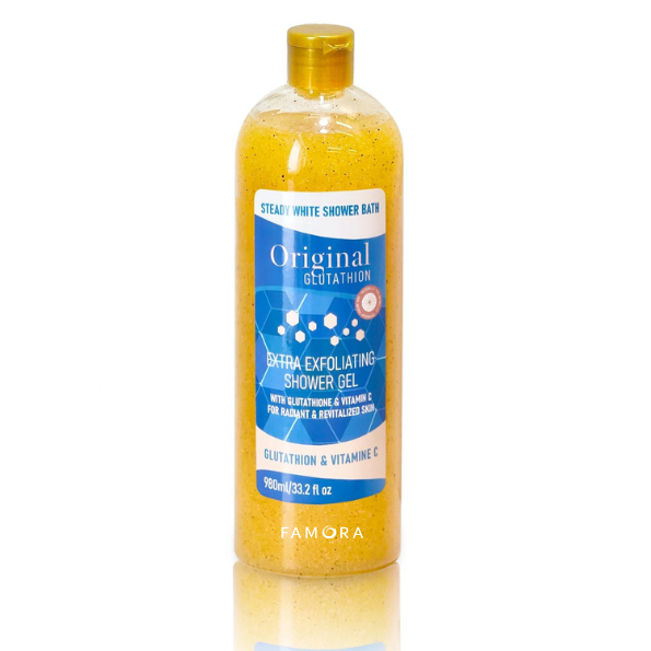 FAMORA Extra Exfoliating Shower Gel (980ml)