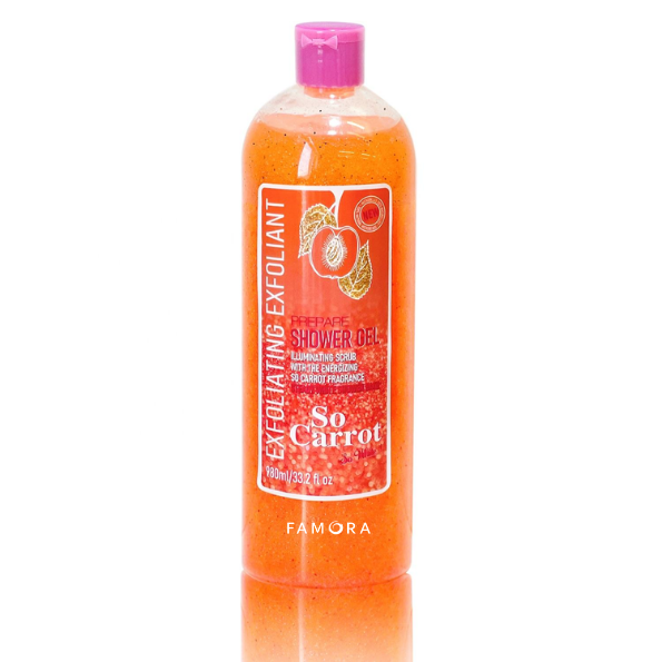 FAMORA So Carrot Exfoliating Shower Gel (980ml)