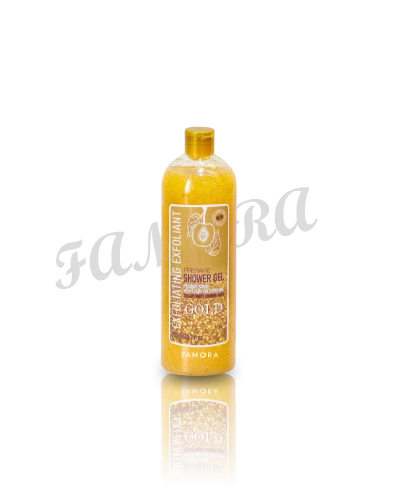 FAMORA Gold Exfoliating Shower Gel (980ml)
